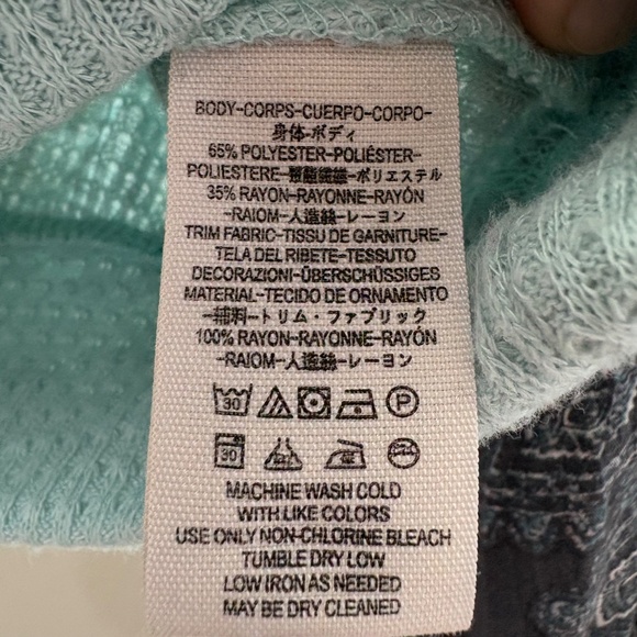 Free People Mint Green Lightweight Waffle Knit Top - Picture 9 of 10